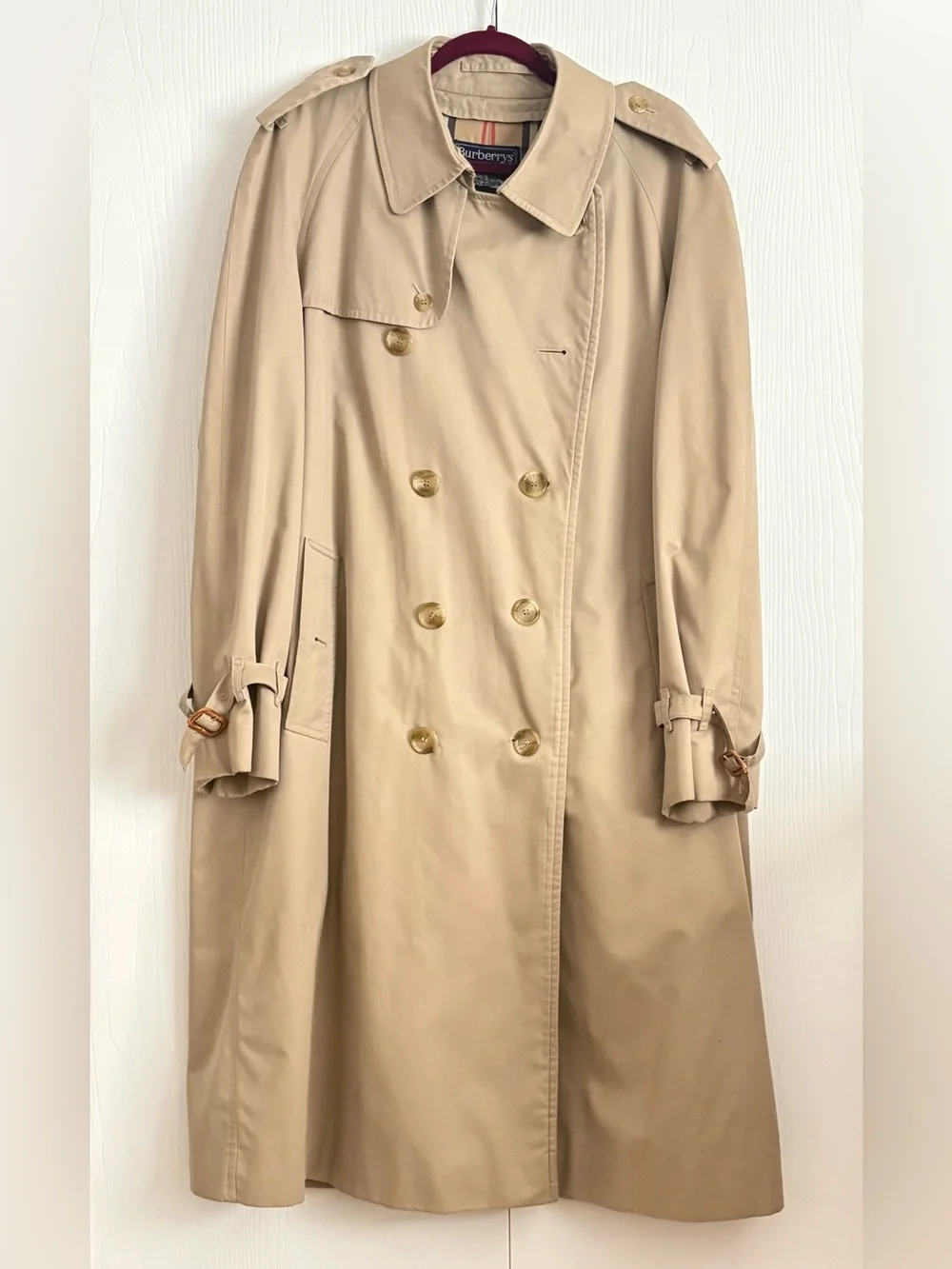 Burberrys Men’s Trench Coat With Wool Liner